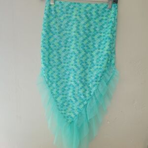 WONDER NATION GIRL'S MERMAID SWIM SKIRT COVER UP 10/12